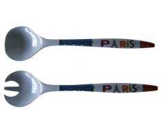 Fox trot 3291PARI Set de Couverts à Salade Mélamine Paris