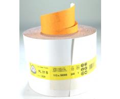 Klingspor PL31B-3229 Rouleau de papier de verre Grain 240 50 m x 115 mm
