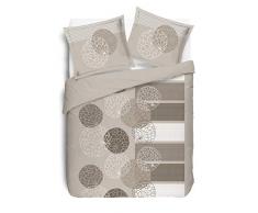 Vision Housse de Couette Adele 260x240cm avec 2 taies 65x65cm - 100% Coton