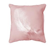 douceur dintérieur coussin 40x40cm argent plumette dragee