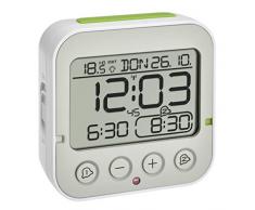 TFA-Dostmann Bingo 2.0 Réveil numérique avec Affichage de la température Blanc 95 x 41 x 96 mm, Blanc, (L) 95 x (B) 41 x (H) 96 mm