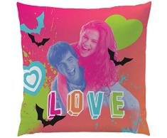 Chica Vampiro Coussin 40X40 Music, Polyester, Multicolore, cm