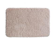 kela 20682 Tapis de Salle de Bain Livana 120x70cm en Polyester Beige, 70 x 120 x 0,8 cm