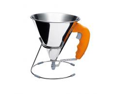 DE BUYER -3353.30 -kwik mini entonnoir a piston orange
