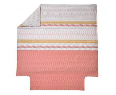 Blanc des Vosges Belle Epoque Housse de Couette, 100% Coton, Bois de Rose, 260 x 240 cm