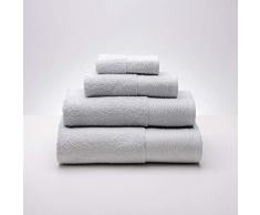 Sancarlos Suite Serviette brodée 100% Coton éponge Densité 500 g/m² Douche 70 x 140 cm Chocolat