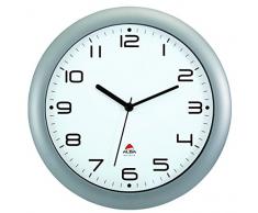 Alba - Horloge - HORNEW M - ABS et Lentille en Verre - Coloris Métal - ⌀ 30 cm - Horloge Murale - Horloge à Quartz - Horloge Silencieuse