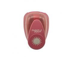 Vaessen Creative Perforatrice de Papier, Taille XL, Soleil, Pour Projets DIY, Scrapbooking, Création de Cartes et Plus