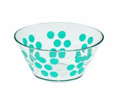 Zak Designs 1783-0320 Bol Ã CÃ©rÃ©ales Dot Dot Bleu Aqua