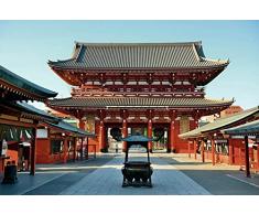 Tapisserie déco poster TEMPLE AU JAPON 3 x 2,70 m | Déco et photo murale XXL Qualité HD Scenolia