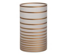 YANKEE CANDLE 1521406 Support pour photophores, Verre, weiÃ/bronzefarben, 20 x 12 x 12 cm