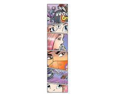 Scenolia Stickers géant papier peint déco MOTOMANIA 60 x 240 cm | Déco murale Qualité HD