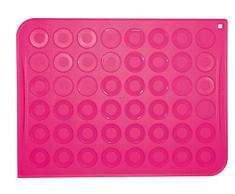 Scrapcooking 3170 Tapis pour Macarons Silicone Rose 30 x 40 cm