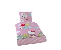CTI 037731 Parure de lit Hello Kitty Circus 100 x 135 + 40 x 60 cm