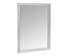 AmazonBasics Miroir mural rectangulaire, 40,6 x 50,8 cm - Encadrement biseauté, Nickel