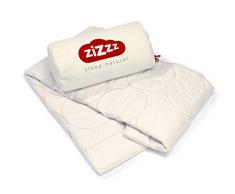 zizzz Couette 220x240 cm - Respirante et Incroyablement légère - Couette 4 Saisons à Rembourrage Swisswool (290 g/m²) - Une Couette de Haute qualité pour Toute lâannée