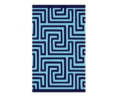 BarcelÃ³ Hogar Serviette de Plage Â« Kronos Â» en Velours 100 x 170 cm 10 Bleu Ciel