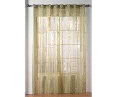 RIOMA Alejandra Voilage à Åillets 140 x 270 cm. 140 x 270 cm Vert