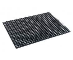 Tapis noir en Silicone
