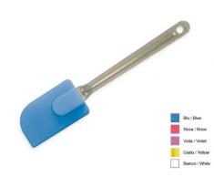 silikomart 70.053.17.0001 Manche en Plastique Transparente et Spatule en Silicone, Rose, 14,5 x 5,5 x 23,5 cm