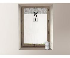 Soleil docre Brise bise, Coton, Gris, 90x60 cm