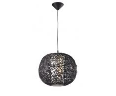 interfan 42854 Lampe suspension avec nid, couleur gris foncé