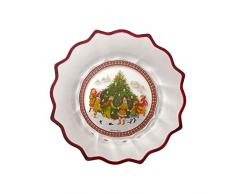 Villeroy & Boch - Christmas Glass Accessories coupe danse autour du sapin, bol dÃ©coratif en cristal, clair, multicolore, 850Â ml