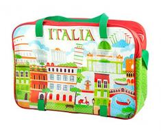 Home European Sac Isotherme Décor Assortie 6 litres en Nylon Multicolore