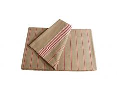 Campagne Table Linen Nappe à pique-nique Rouge