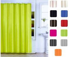 MSV Rideau de Douche uni Vert