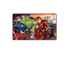 Arditex AV11928 Tapis pour Enfant en Fleece Antidérapant sous Licence Avengers 45x75cm, Polyester, Multicolore, 80 x 150 cm