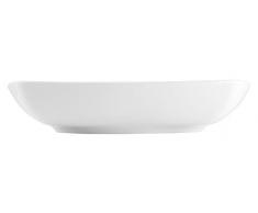 Saturnia 5611636Â Tokio Assiette Creuse en Porcelaine, 21Â cm, Blanc