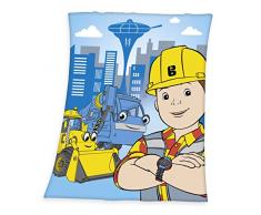 Herding Bob Le Bricoleur Couverture Polaire, Polyester, Multicolore, 130 x 160 cm