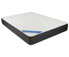 Imperial Confort Stockholm - Matelas, 190 x 120 x 21 cm, couleur blanc et gris