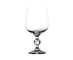 Crystaljulia 4362 Lot de 6 Verre Ã vin Cristal, 340 ML