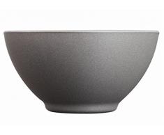 Luminarc 8012315.0 Bol en Verre, LOFT STONY Gris Anthracite 50 cl 13,2 x 13,2 x 6,8 cm