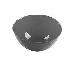 Bohemia Cristal 093 012 021 Play of Colors Lot de 2 Bols Env. Diamètre 210 mm Gris en Verre sodocalcique Bol, Verre, 10.3 x 21 x 10.3 cm