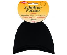 Kleiber 9.5 x 9 x 3.3 cm Coussin épaule/vêtement, Noir Satin