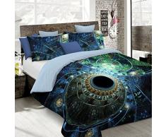 Italian Bed Linen Housse de couette “Ki-Osa”, 100 % Coton, KIO 636, 2 Places