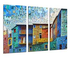 Tableau Moderne Photographique, Impression sur bois, Buenos Aires, Argentine, 97 x 62 cm, ref. 26371