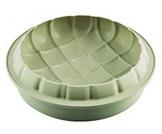 silikomart 28.339.13.0065 Moule 25 cm Eleganza, Silicone, Gris, 25 x 25 x 6,5 cm