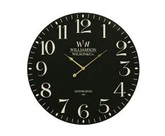 Premier Housewares Horloge murale classique Noir 60 cm