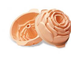 Silikomart 24.251.03.0063 SFT251 Moule Forme Rose Haute Silicone Pêche