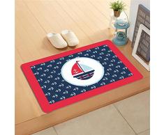 Bonamaison Paillasson décoratif Multicolore 40 x 70 cm