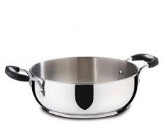 Lagostina Briosa Casserole avec 2Â poignÃ©es, Acier Inoxydable 26Â cm Acier