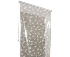 Kleine Wolke 3321114747 Store Enrouleur de Douche pour Cartouche Vide Motif Coquillages Blanc 128 x 240Â cm
