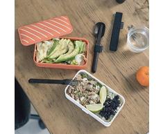 DOIY Design DYBENTOSA Nigiri Bento BoÃ®te Ã Lunch, Acier, Multicolore, 16 x 9,5 x 7,5 cm