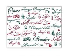 Garcia de pou Sets De Table Pizza 48 G/M2 31X43 Cm Blanc Cellulose - 500 unités