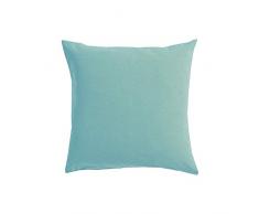 LINUM Annabell Housse de Coussin, Coton, Celadon, 40 x 40 cm