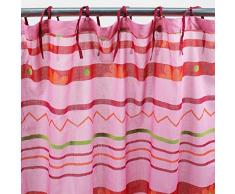 Thedecofactory 111115 Voilage, Polyester, Rose, 110 x 250 x 3 cm
